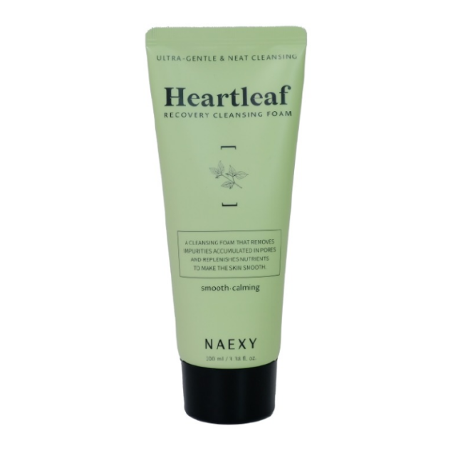 Очищающая пенка для лица NAEXY Heartleaf Recovery Cleansing Foam 100ml, фото 1 Очищающая пенка для лица NAEXY Heartleaf Recovery Cleansing Foam 100ml, фото 1