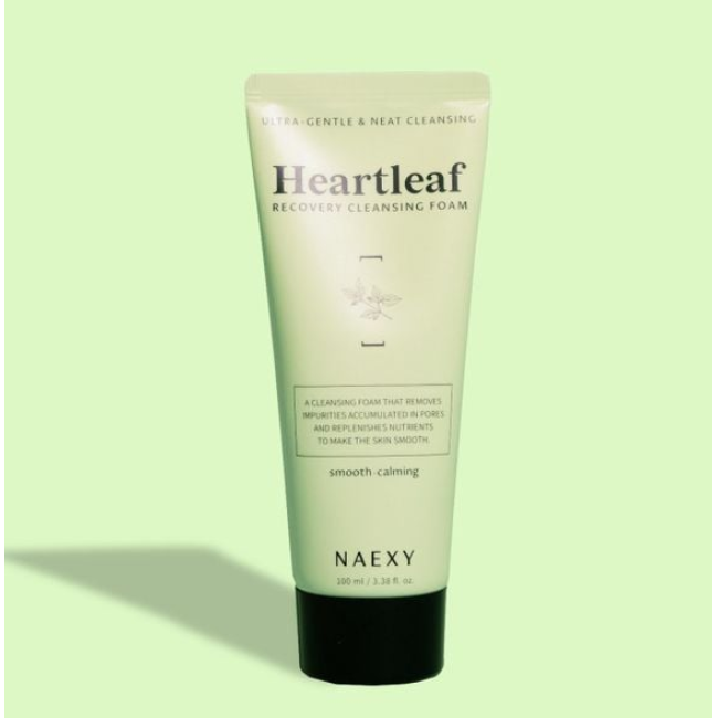 Очищающая пенка для лица NAEXY Heartleaf Recovery Cleansing Foam 100ml, фото 3 Очищающая пенка для лица NAEXY Heartleaf Recovery Cleansing Foam 100ml, фото 3