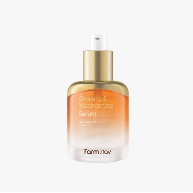 Сироватка для обличчя FARMSTAY JINSHENG & NIACINAMIDE SERUM 35ml, фото 1 Сироватка для обличчя FARMSTAY JINSHENG & NIACINAMIDE SERUM 35ml, фото 1