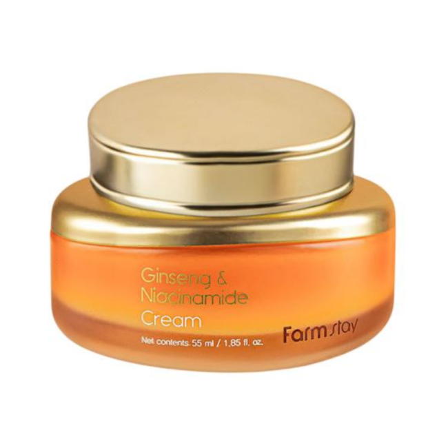 Крем для лица FARMSTAY JINSHENG & NIACINAMIDE CREAM 55 ml, фото 1 Крем для лица FARMSTAY JINSHENG & NIACINAMIDE CREAM 55 ml, фото 1
