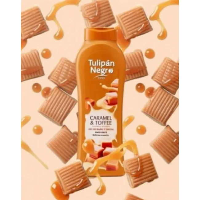 Гель для душу Tulipan Negro Карамельний крем, 650 мл, фото 3 Гель для душу Tulipan Negro Карамельний крем, 650 мл, фото 3