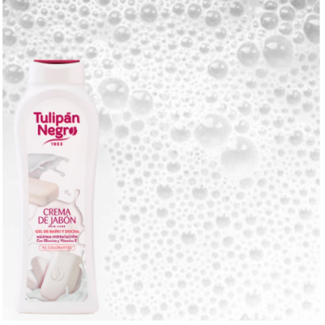 Гель для душа Tulipan Negro Кремовое мыло, 650 мл, фото 4 Гель для душа Tulipan Negro Кремовое мыло, 650 мл, фото 4
