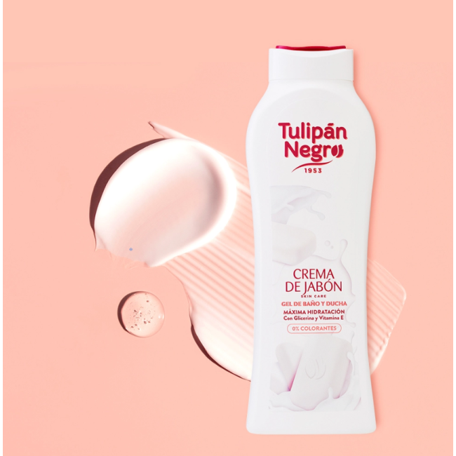 Гель для душа Tulipan Negro Кремовое мыло, 650 мл, фото 3 Гель для душа Tulipan Negro Кремовое мыло, 650 мл, фото 3