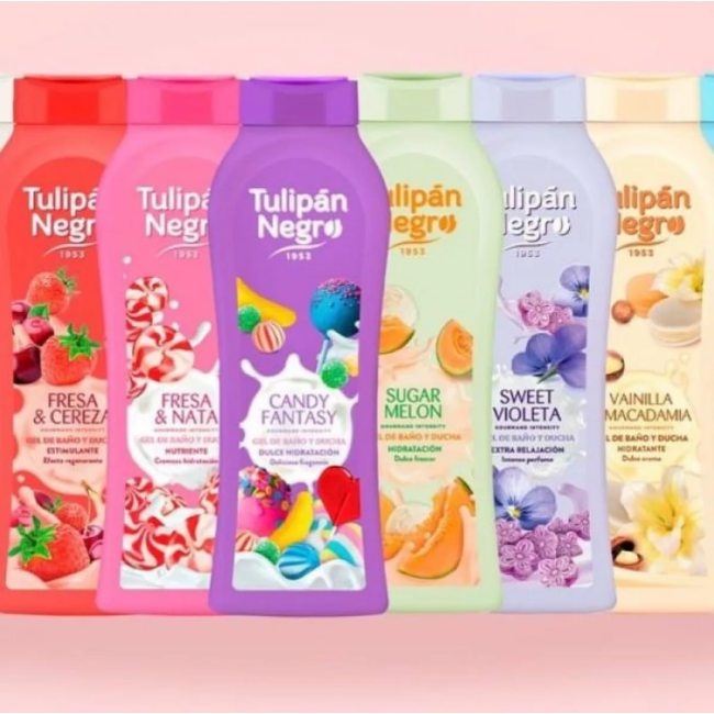 Гель для душу Tulipan Negro Солодкі фантазії, 650 мл, фото 3 Гель для душу Tulipan Negro Солодкі фантазії, 650 мл, фото 3