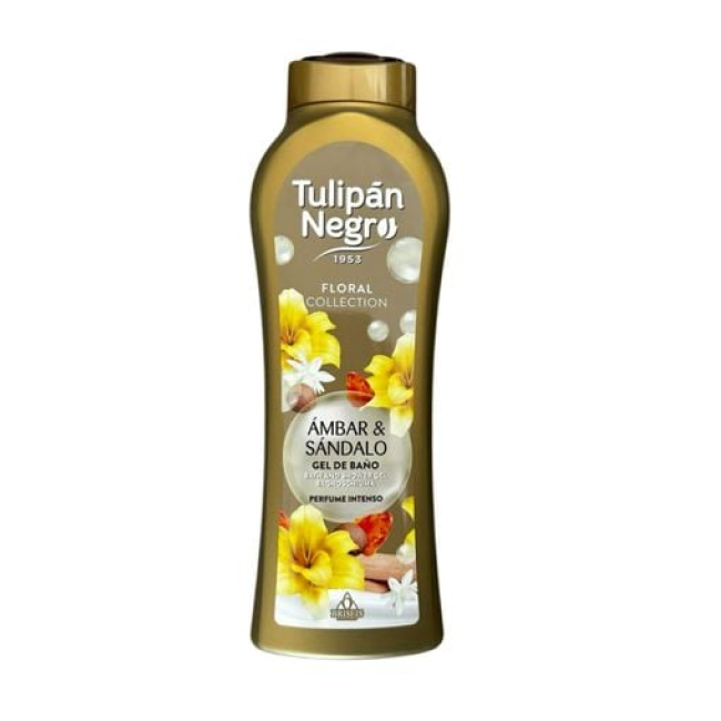 Гель для душу Tulipan Negro Floral Амбра та сандал, 650 мл, фото 1 Гель для душу Tulipan Negro Floral Амбра та сандал, 650 мл, фото 1