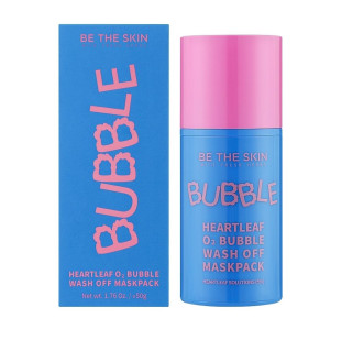 Маска пузырьковая для лица Be The Skin Heartleaf O2 Bubble Wash Off Maskpack 50g