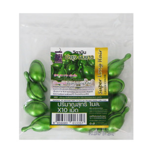 Капсулы для роста и укрепления волос, зеленые A-Trainer Super Long Hair 10 шт