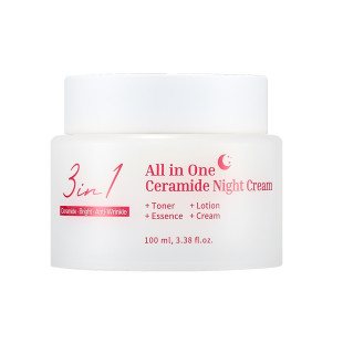 Ночной крем с церамидами универсальный 3-в-1 Meloso 3in1 All in One Ceramide Night Cream 100ml