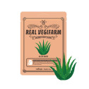 Тканинна маска Fortheskin Super Food Real Vegifarm Double Shot Mask-Aloe [23ml], фото 4
