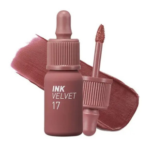 Матовий стійкий тінт для губ Peripera Ink Velvet 017 Rosy Nude