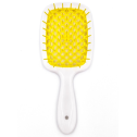 Расческа для волос белая с желтым Janeke Superbrush, фото 2