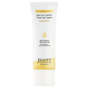 Зволожуючий крем для обличчя із колагеном Jigott Ultimate Real Collagen Water Drop Tone Up Cream 50m