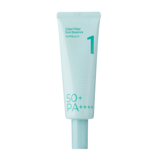 Сонцезахисна есенція для обличчя Numbuzin No.1 Clear Filter Sun SPF50+ PA++++ 50ml