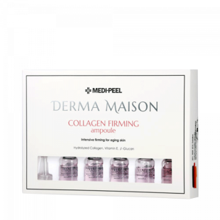 Омолаживающие ампулы с коллагеном и гиалуроновой кислотой MediPeel Derma Maison Collagen Firming Ampoule 5mlx10ea