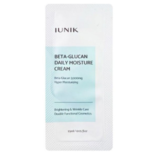 Увлажняющий крем iUNIK Beta Glucan Daily Moisture Cream Sample 1,5 ml