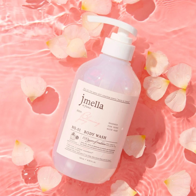 Гель для душа парфюмированный Jmella in france Blooming Peony Body Wash 500ml, фото 4