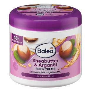 Увлажняющий крем для тела Balea Sheabutter & Arganol 500 мл