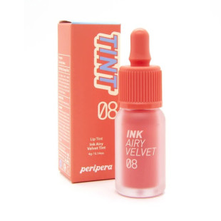 Матовий стійкий тінт для губ Peripera Ink Airy Velvet 08 Pretty Orange Pink