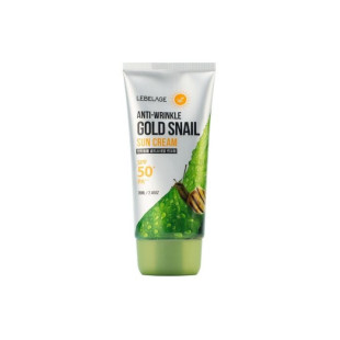 Крем LEBELAGE ANTI-WRINKLE GOLD SNAIL SUN CREAM [70ml]