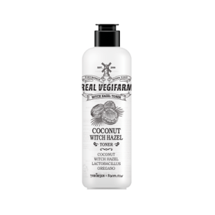 Тонер для обличчя FORTHESKIN SUPER FOOD REAL VEGIFARM WICH HAZEL TONER-Coconut [280ml]