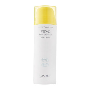 Солнцезащитная сыворотка против пигментации с витамином C Goodal Green Tangerine Vita C Dark Spot Care Sun Serum 50ml