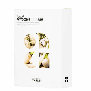 Маска для поддержания тонуса тканевая для лица AVAJAR Phyto-Color White Mask 25ml