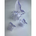 Набір заколок для волосся Hair Clip Set Crystal Violet 1*8cm/2*4cm, фото 4