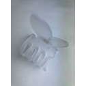 Заколка для волосся CHACOTT Hair Clip Matter Light White 7cm, фото 5
