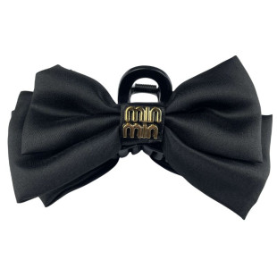 Заколка для волосся бант MIU MIU Hair Clip Bow Black 15cm