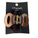 Заколка для волосся CHACOTT France hair clip Retro Brown 5,5x4см, фото 6