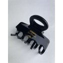 Заколка для волос CHACOTT France hair clip Retro Black 5,5x4см, фото 5
