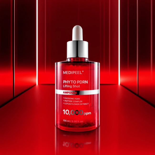 Концентрована ампульна сироватка для обличчя MEDIPEEL Phyto Exosome PDRN Lifting Shot Ampoule 100ml, фото 3