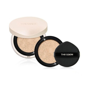 Консиллер-кушон The Saem Cover Perfection Concealer Cushion Renew 1.25 Light Beige Set 5 ml × 2