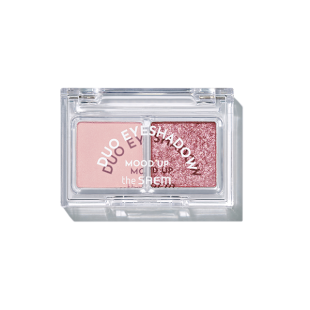 Тіні для повік подвійні The Saem Mood Up Duo Eyeshadow PK01 Mellow Pink 3 g