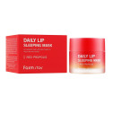 Нічна маска для губ з червоним прополісом FarmStay Daily Lip Sleeping Mask Red Propolis 20g, фото 3