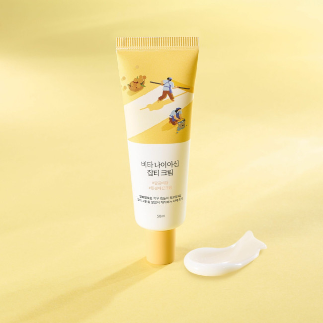 Освітлювальний крем з вітаміном C та ніацинамідом ROUND LAB Vita Niacinamide Dark Spot Cream 50ml, фото 4