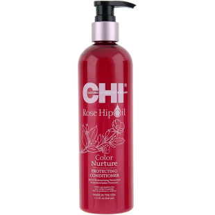 Кондиціонер захисний з олією шипшини для волосся CHI Rose Hip Oil Color Nurture Protecting Conditioner 340ml