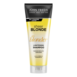 Шампунь для волосся, що освітлює John Frieda Sheer Blonde Shampoo Go Blonder 250ml