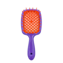 Расческа для волос фиолетовая с оранжевым Janeke Superbrush, фото 2 Расческа для волос фиолетовая с оранжевым Janeke Superbrush, фото 2
