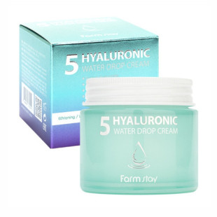 Крем увлажняющий с гиалуроновой кислотой FarmStay 5 Hyaluronic Water Drop Cream 80ml