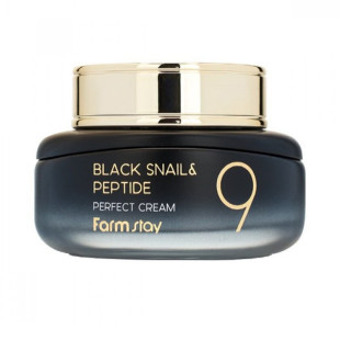 Крем антивозрастной с черной улиткой и пептидами для лица FarmStay Black Snail & Peptide 9 Perfect Cream 55ml