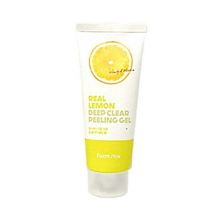 Пилинг-гель осветляющий с экстрактом лимона FarmStay Real Lemon Deep Clear Peeling Gel 100ml