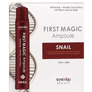 Сыворотка ампульная с улиточным муцином для лица Eyenlip FIRST MAGIC AMPOULE # SNAIL 13ml