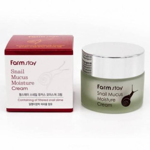 Увлажняющий крем с муцином улитки для лица FarmStay Snail Mucus Moisture Cream 50 ml