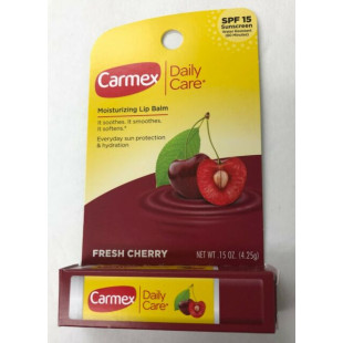 Бальзам лечебный для губ Carmex Daily Care Lip Balm SPF 15 Cherry Stick 4.25g