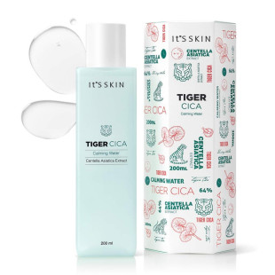 Тонер лечащий для чувствительной кожи с экстрактом центеллы It's Skin Tiger Cica Calming Water 200ml