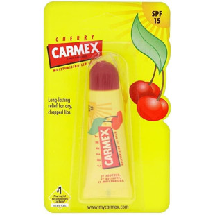 Бальзам лечебный с вишневым вкусом для губ Carmex Daily Care Lip Balm SPF 15 Cherry Tube 10g