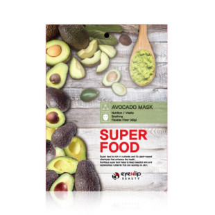 Тканевая маска для лица с экстрактом авокадо Eyenlip Super Food Avocado Mask 23ml