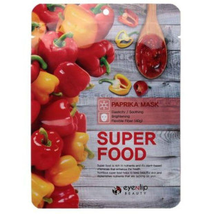 Тканевая маска для лица c экстрактом паприки Eyenlip Super Food Paprika Mask, 23ml