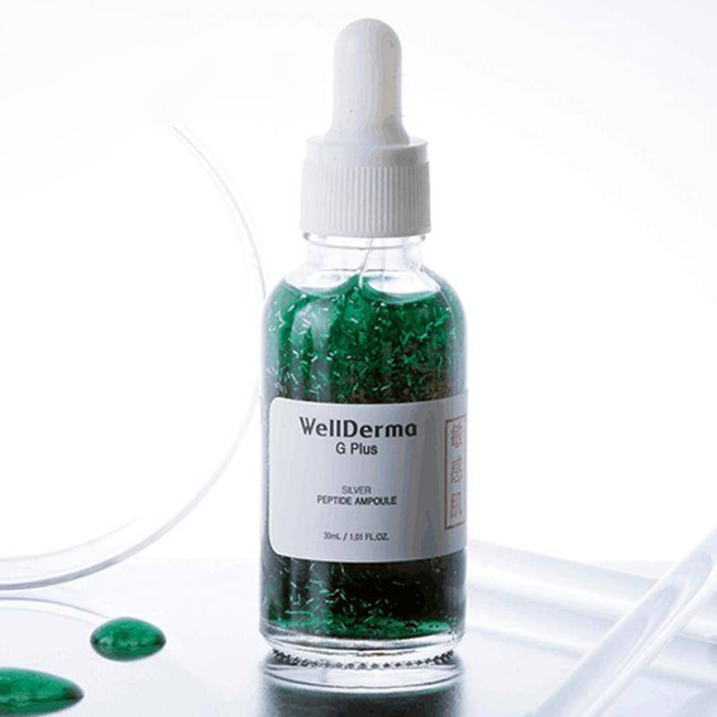 Антивікова сироватка з пептидами Wellderma G Plus Silver Peptide Ampoule 30ml, фото 1 Антивікова сироватка з пептидами Wellderma G Plus Silver Peptide Ampoule 30ml, фото 1